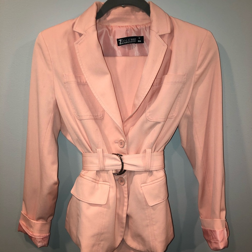 Eva Mendes Coral Pantsuit